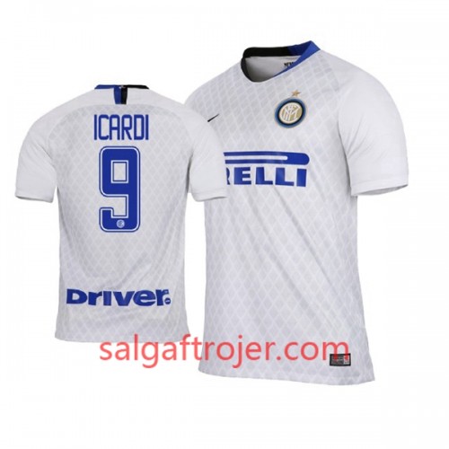 Inter Milan Fodboldtrøjer Mauro Icardi 9 Udebanesæt 2018/19 Kort ærmer Inter Milan Fodboldtrøjer Mauro Icardi 9 Udebanesæt 2018/19 Kort ærmer